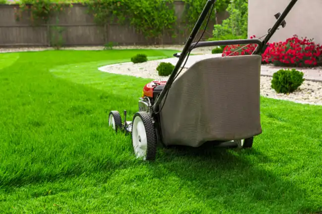 Professional lawn mowing in Manchester, NH